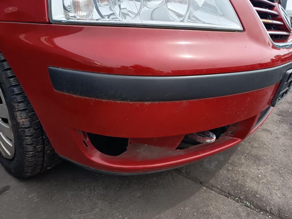 VW Sharan 7M original Sto&szlig;stange F&auml;nger vorn Front K3A Paprikarot Bj 2005