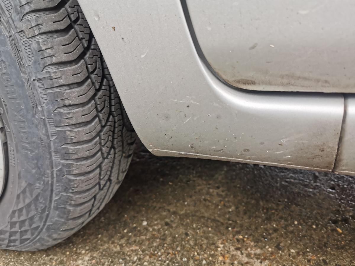 Fiat Panda 169 Kotflügel Fender Seitenwand vorn links 647 Grigio Steel Metallic