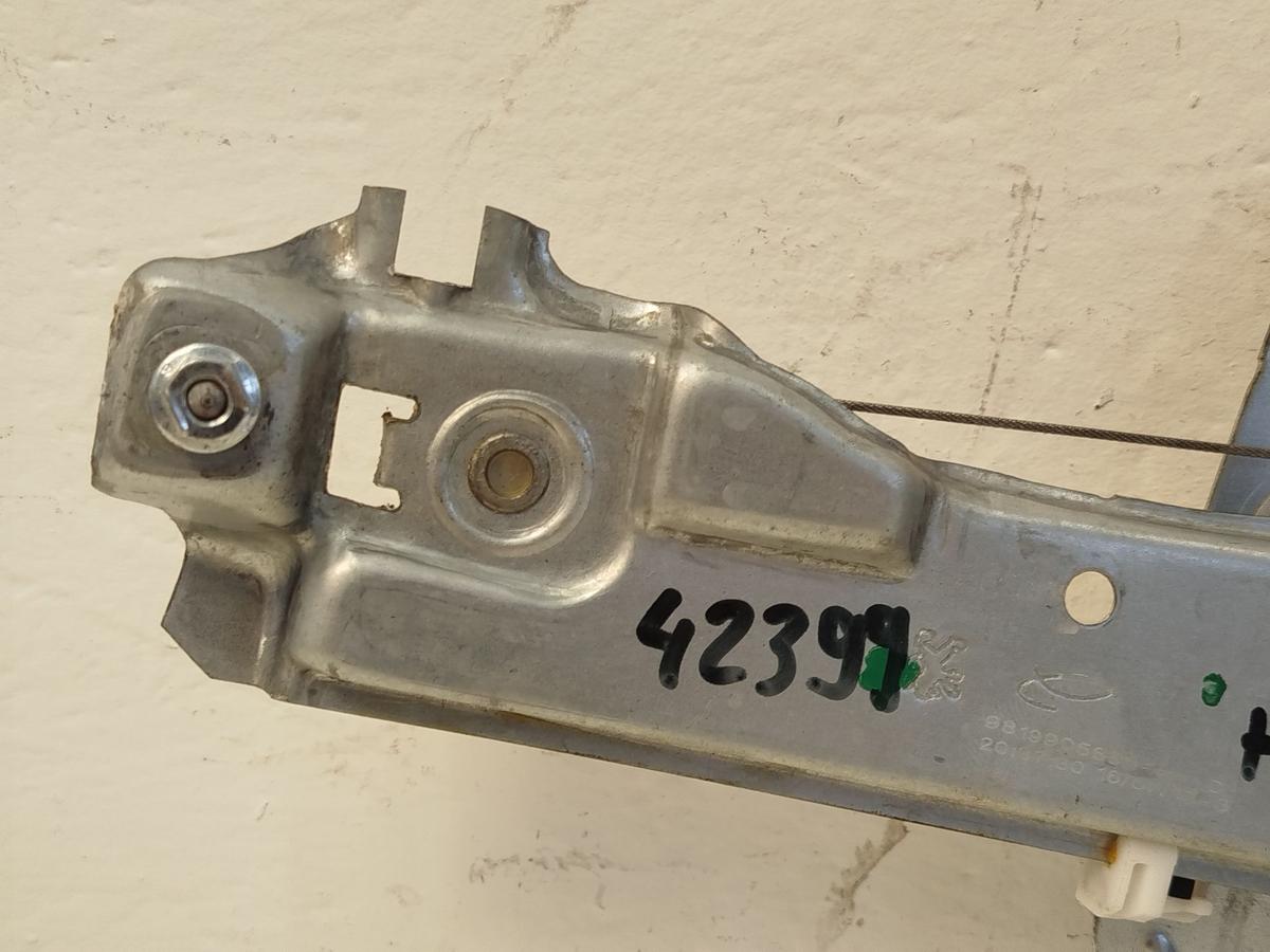 Peugeot 2008 I CU ab16 Fensterheber hinten rechts elektrisch Motor und Mechanik