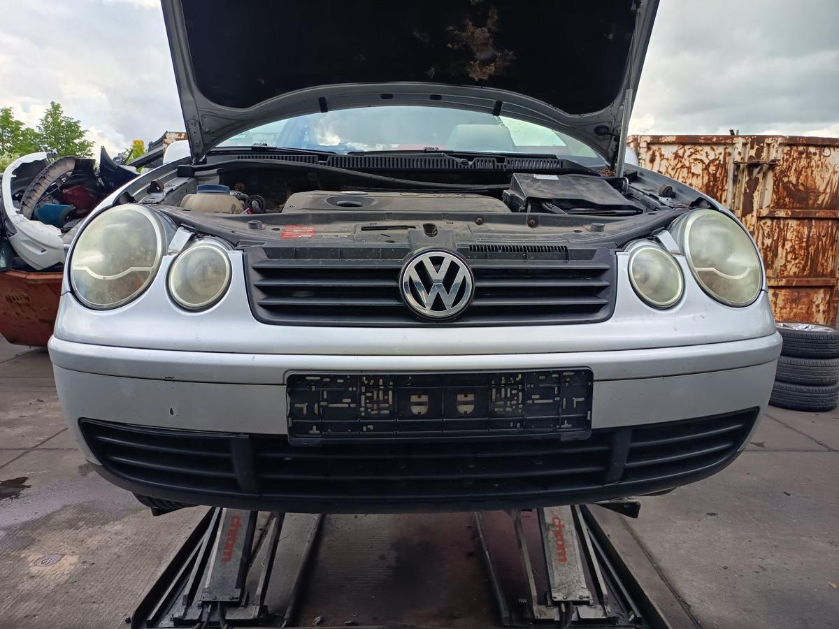 VW Polo 9N1 original Sto&szlig;stange F&auml;nger vorn Front A7W Reflexsilber Bj 2003