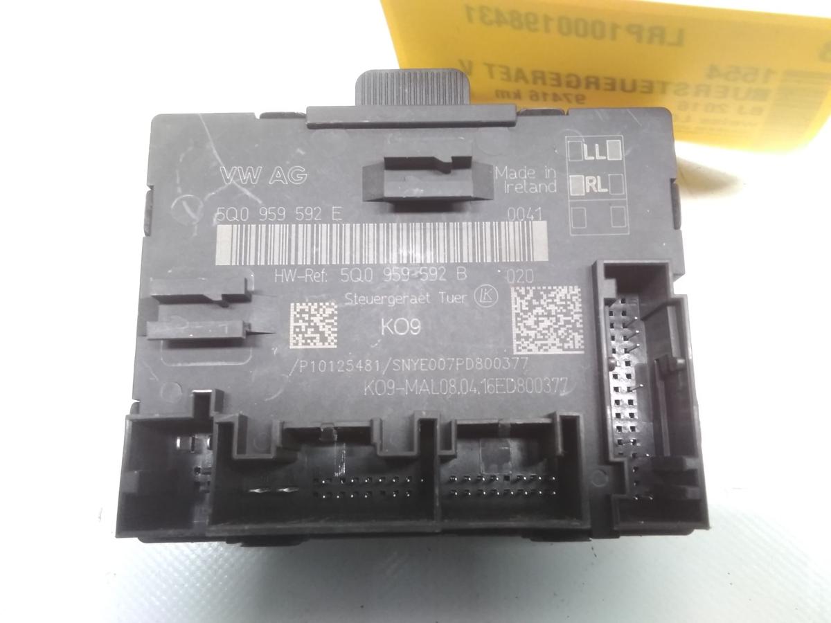 VW Golf 7 original T&uuml;rsteuerger&auml;t vorn rechts 5Q0959592B Bj.2016