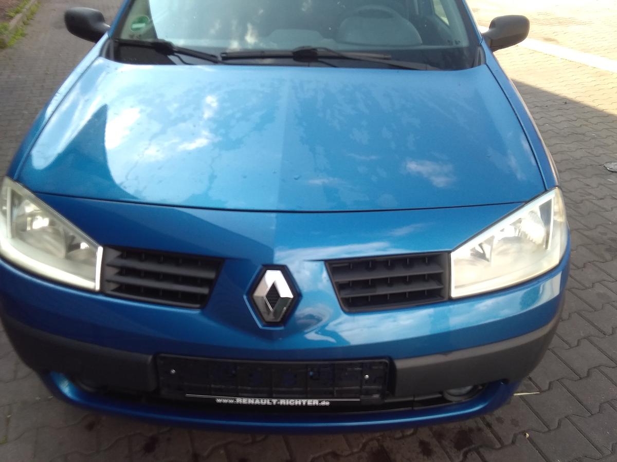 RENAULT MEGANE II, Baujahr: 2003, original Motorhaube, TEI45 Blau Ottoman