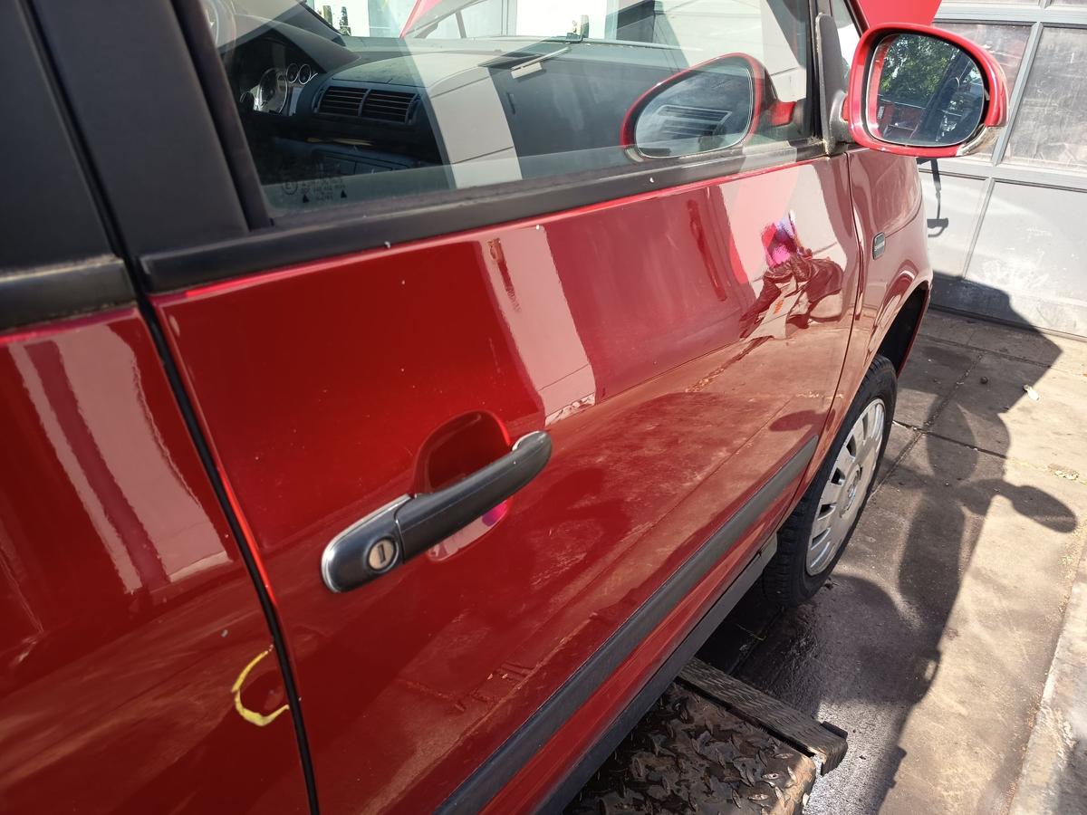 VW Sharan 7M original T&uuml;r vorn rechts Beifahrer Rohbau K3A Paprikarot Bj 2005