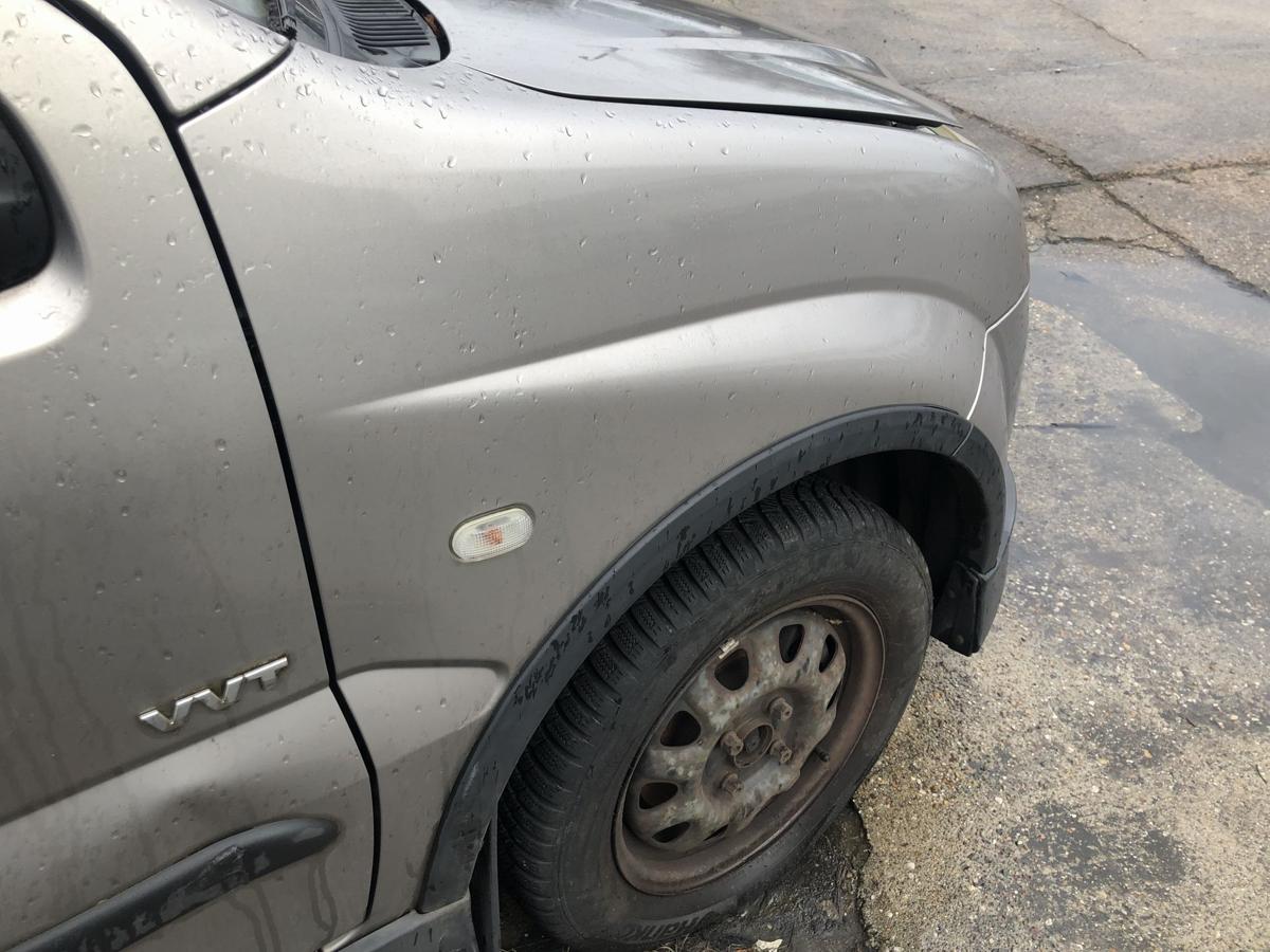 Suzuki Ignis Typ MH Kotfl&uuml;gel rechts Fender Radabdeckung Seitenwand silber