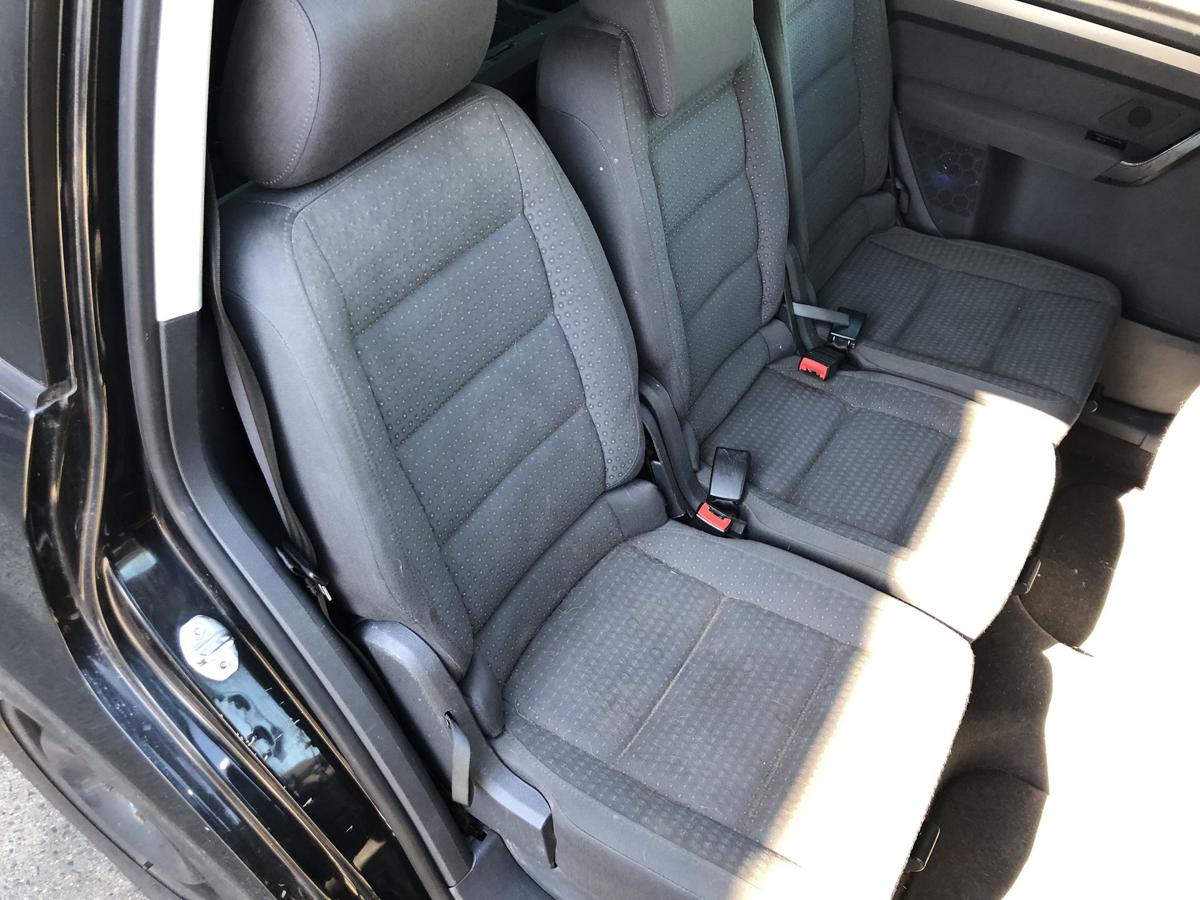 VW Touran 1T 1T1 Einzelsitz Sitz hinten rechts R&uuml;cksitz Stoff mit Muster