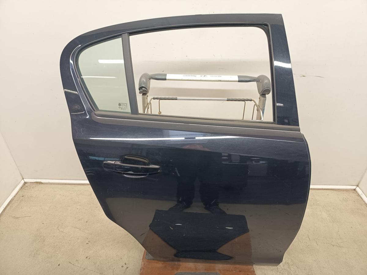 Opel Corsa D original T&uuml;r hinten rechts Fond Z20R Saphirschwarz Bj 2009