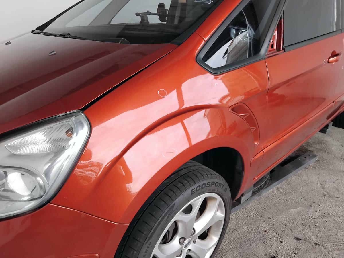Ford S-Max 1 WA6 original Kotfl&uuml;gel vorn links tangorotmetallic BJ2008