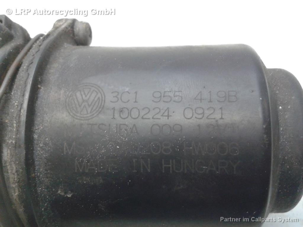 VW Passat 3C Bj.2010 original Wischermotor vorn 3C1955419B