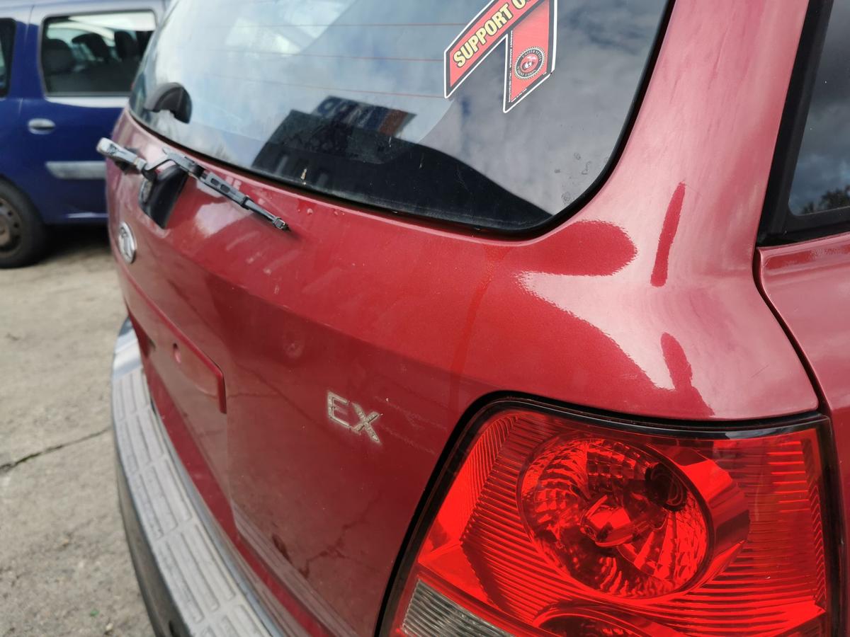 Kia Sorento JC Heckklappe Klappe Deckel hinten R9 Ruby Red Met ohne Scheibe