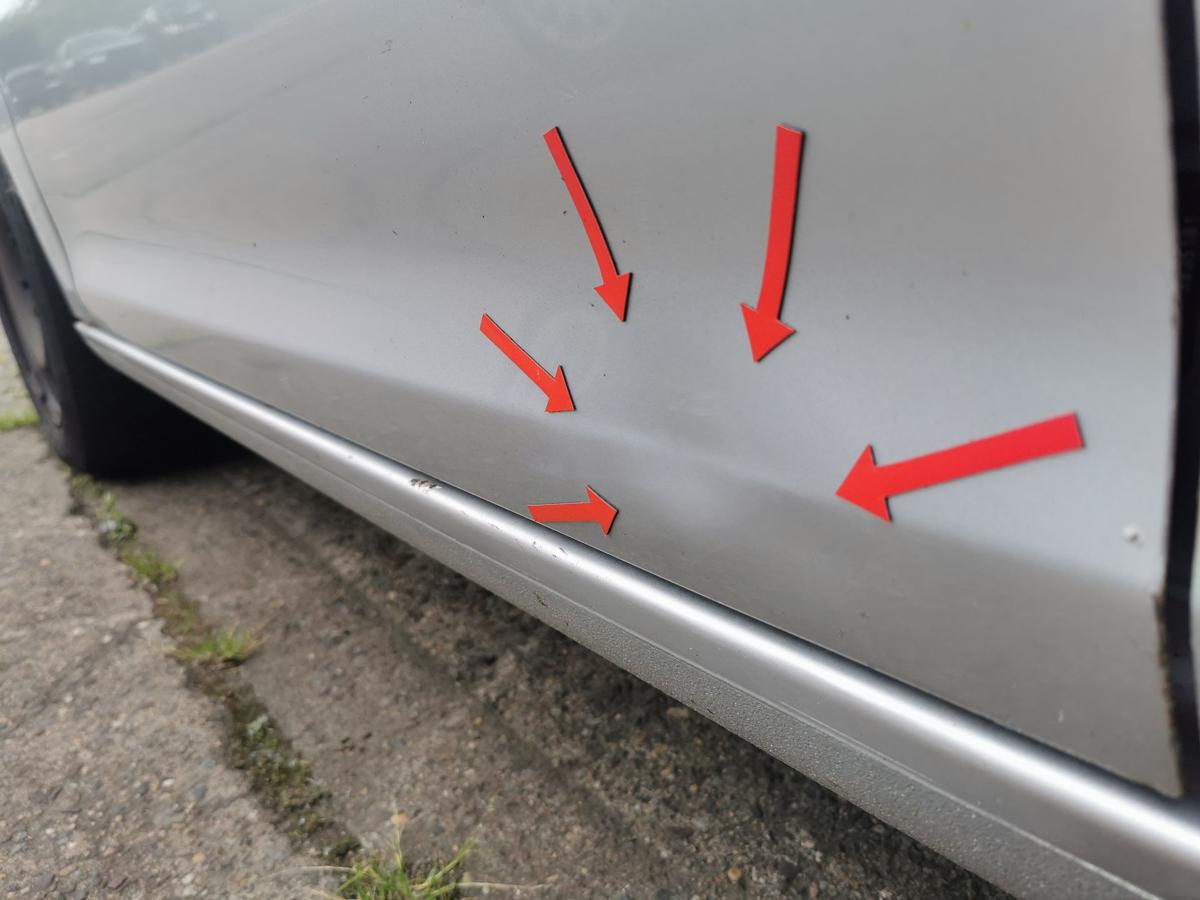 VW Golf V 1K Variant Fahrertür Tür Autotür vorn links LA7W Reflexsil TEXT BILDER