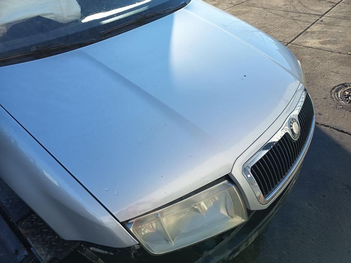 Skoda Fabia 6Y orig Motorhaube Klappe Deckel vorn Front F7T Diamantsilber Bj2002