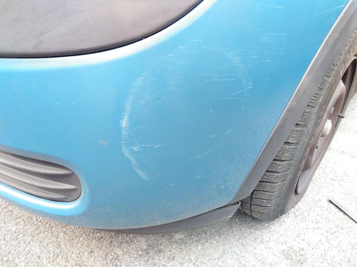 Opel Corsa C original Sto&szlig;f&auml;nger Sto&szlig;stange vorn breezeblaumetallic Bj.2000