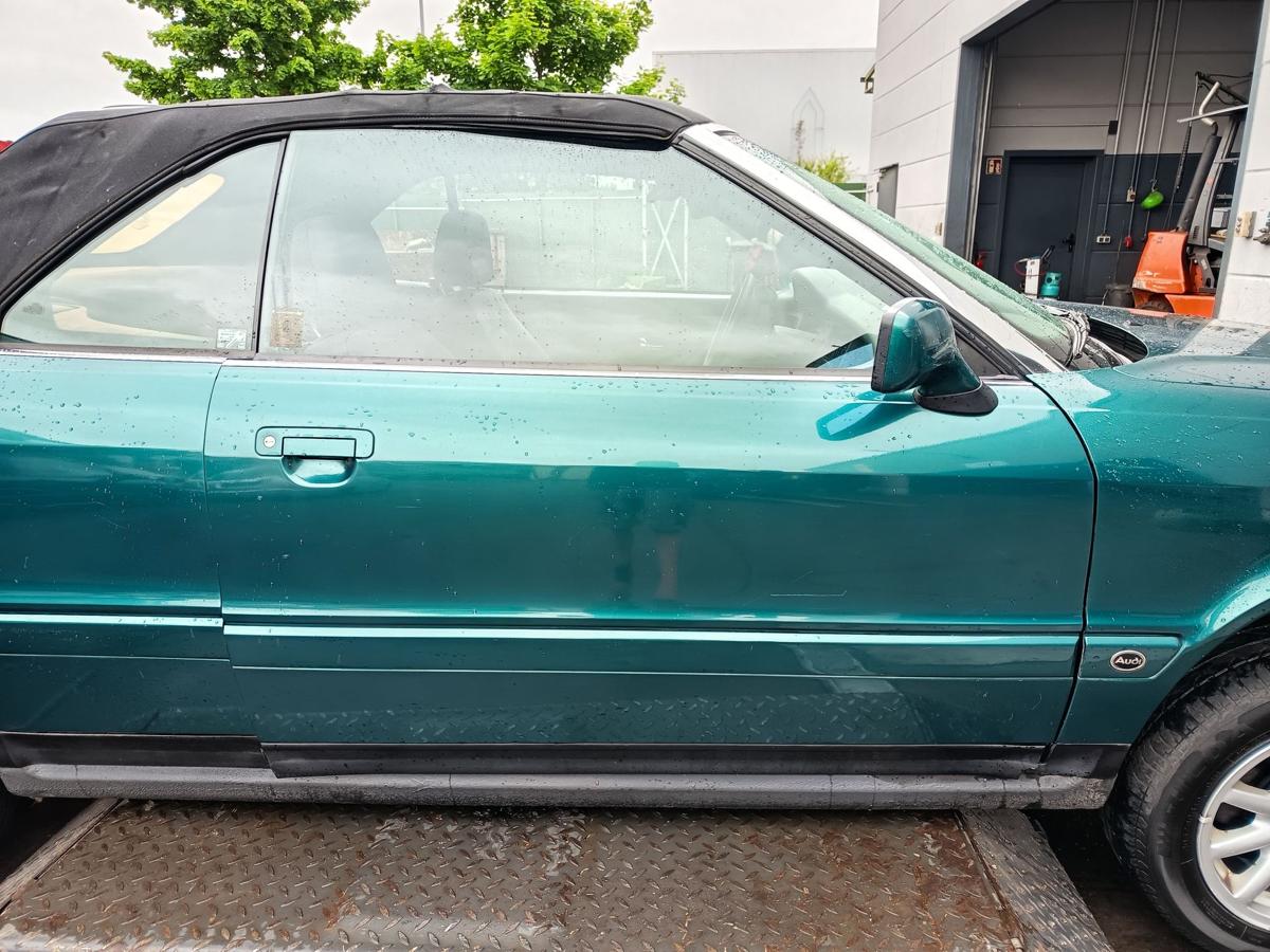 Audi Cabrio B3 8G7 original Tür rechts Beifahrertür LZ6P Gomera grünmet. Bj 1991