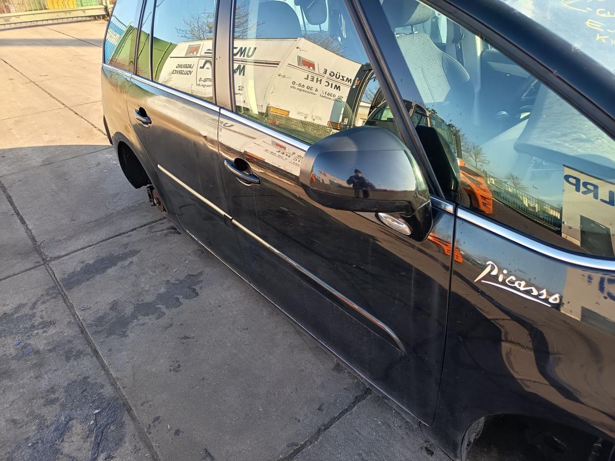 Citroen Grand C4 Picasso orig T&uuml;r vorn rechts Beifahrer EXY Onyxschwarz Bj 2010