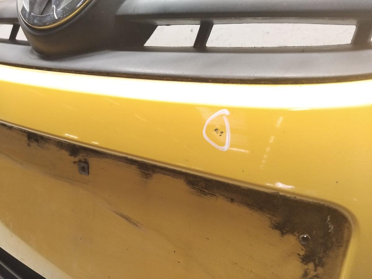 VW Fox 5Z original Sto&szlig;f&auml;nger Sto&szlig;stange vorn imolagelb LY1C Bj.2010