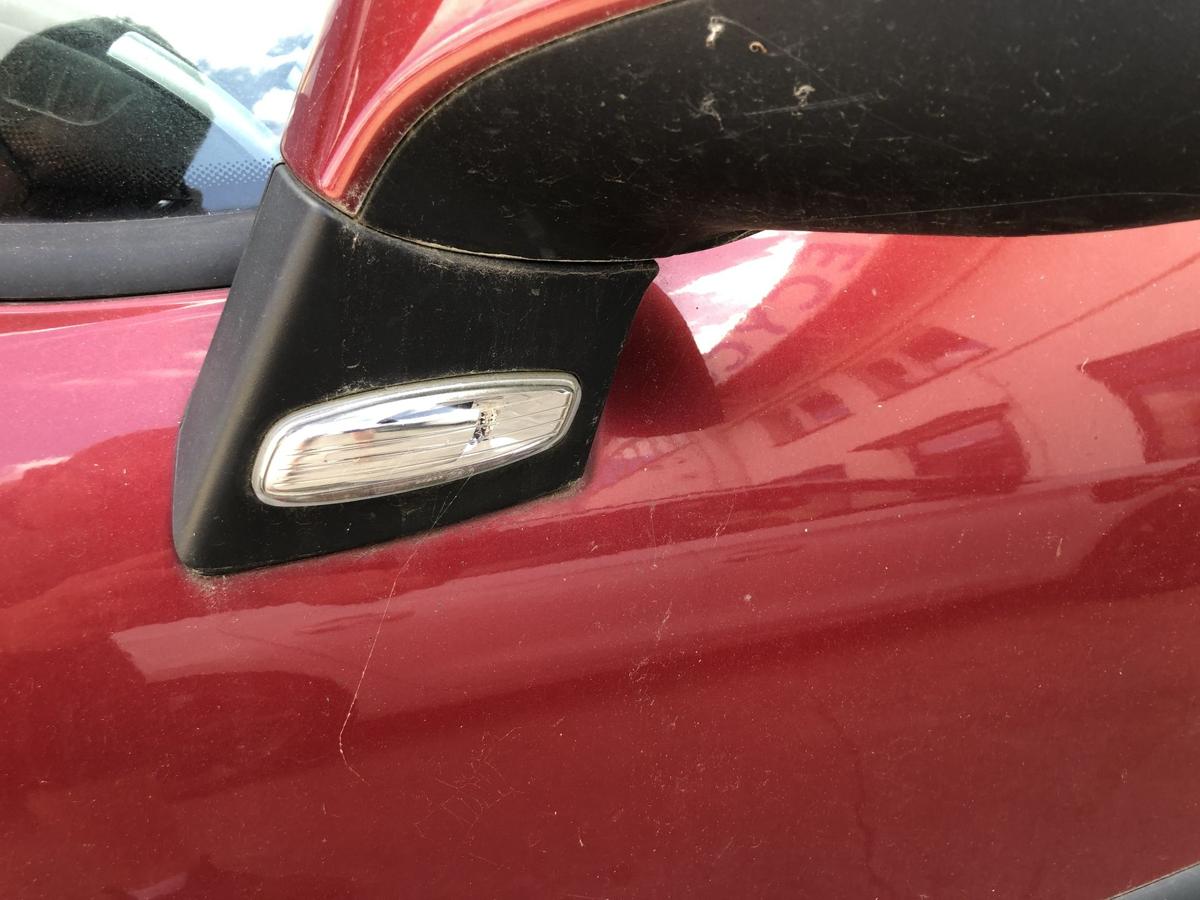 Peugeot 207 WA WC Au&szlig;enspiegel links Spiegel elektrisch KJC Rouge Erythree