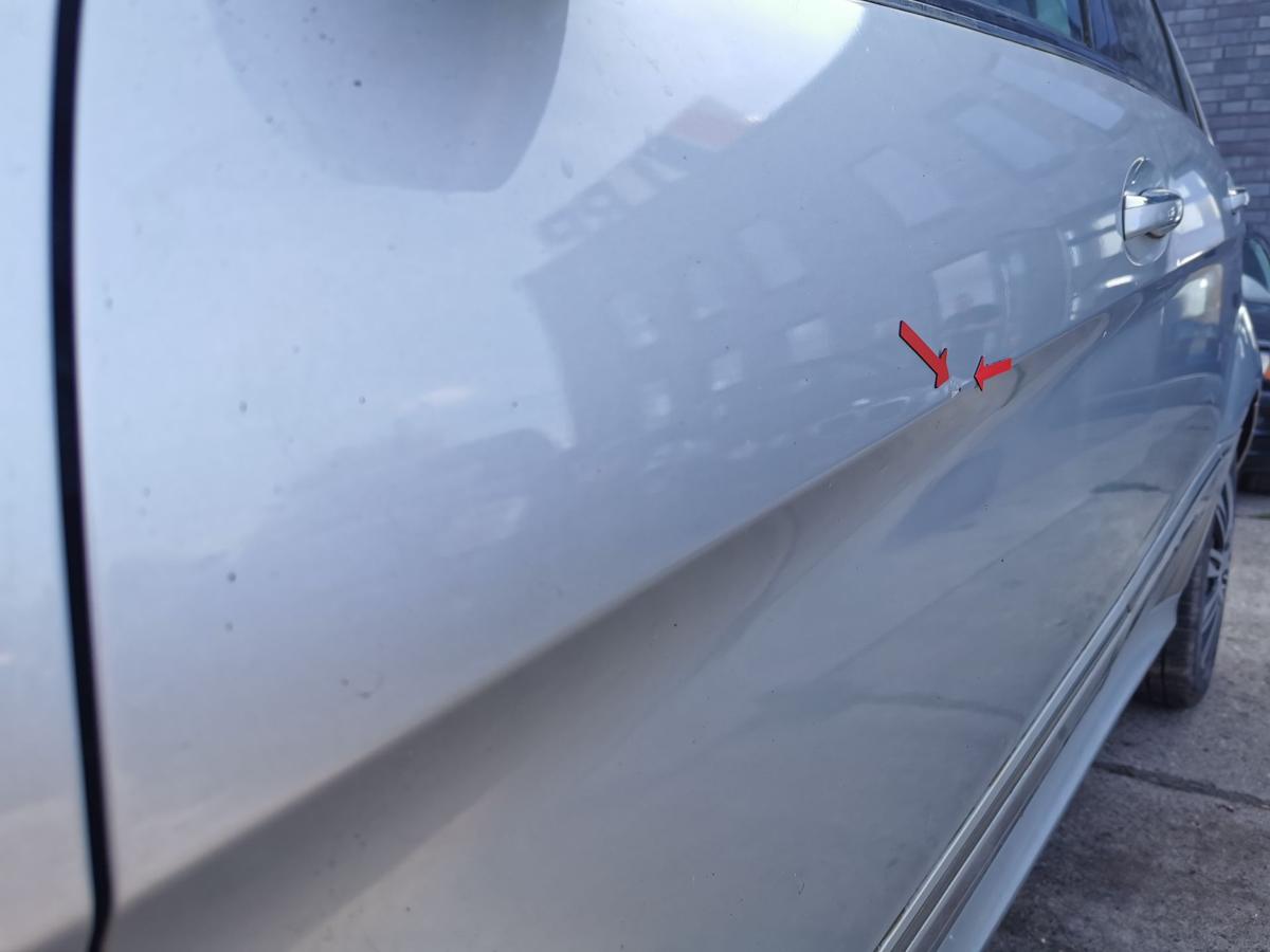 Mercedes B Klasse 245 Fahrertür Tür vorn links Roh 761 Polarsilber met *ROST*