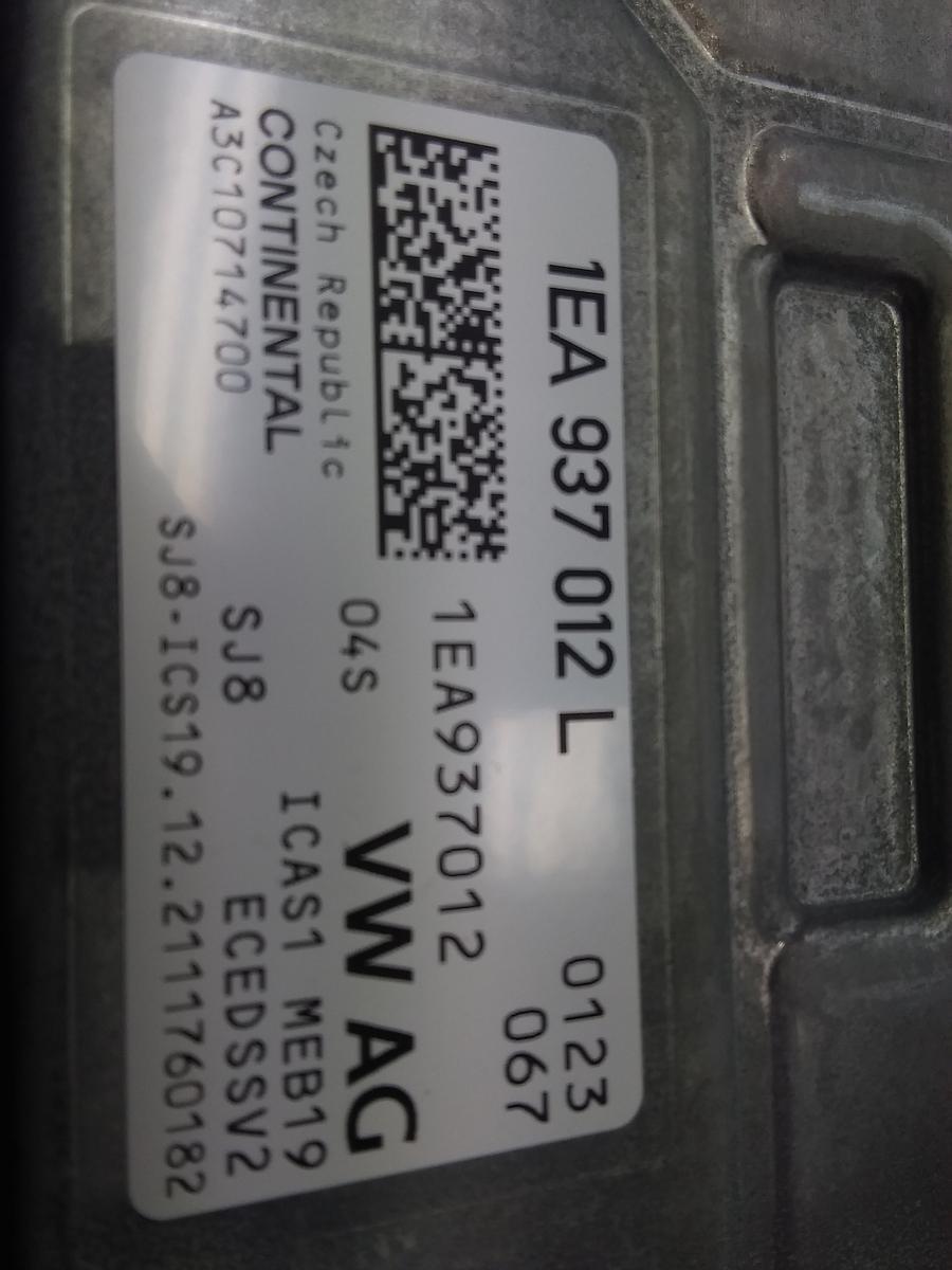 Skoda Enyaq iV 80X original Zentralsteuerger&auml;t f&uuml;r Datenbuskommunikation und Diagnose-Interface