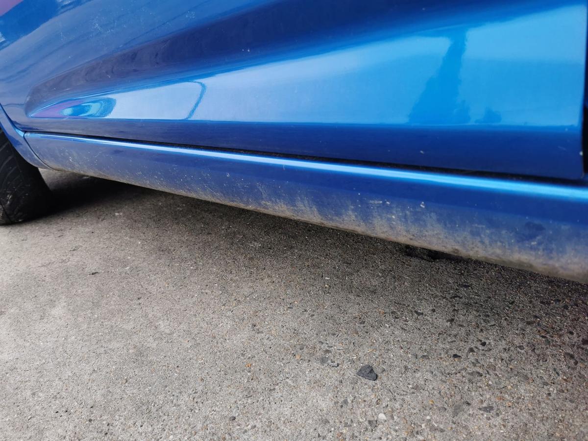 Chevrolet Spark M300 Fahrertür Tür Autotür Rohbau vorn links GCT Moroccan Blue
