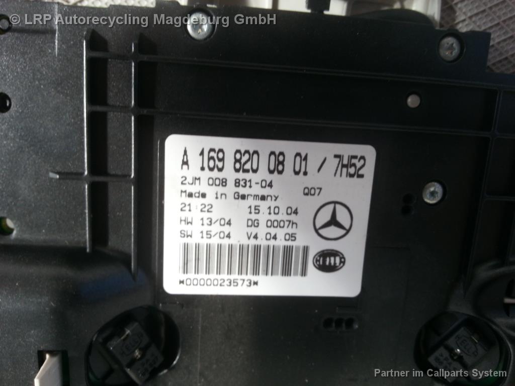 Mercedes A-Klasse W169 Innenleuchte Dachleuchte vorn A1698200801