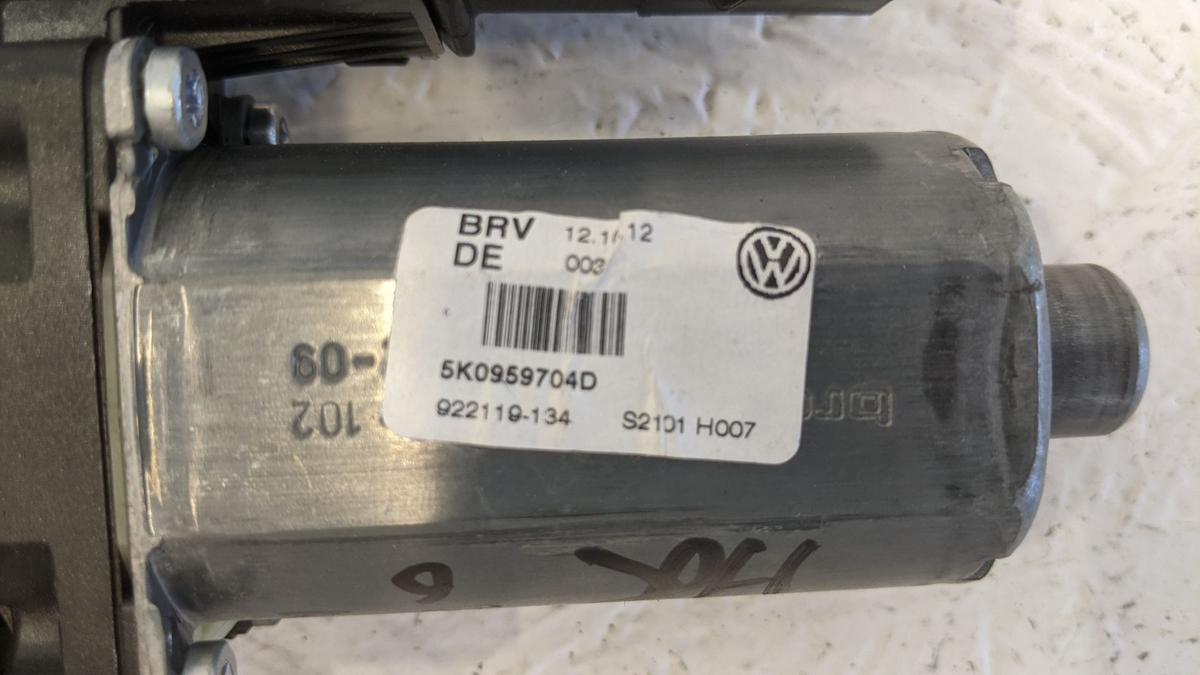 Fensterhebermotor Motor Fensterheber Hebermotor hinten rechts VW Golf 6 1K 5K