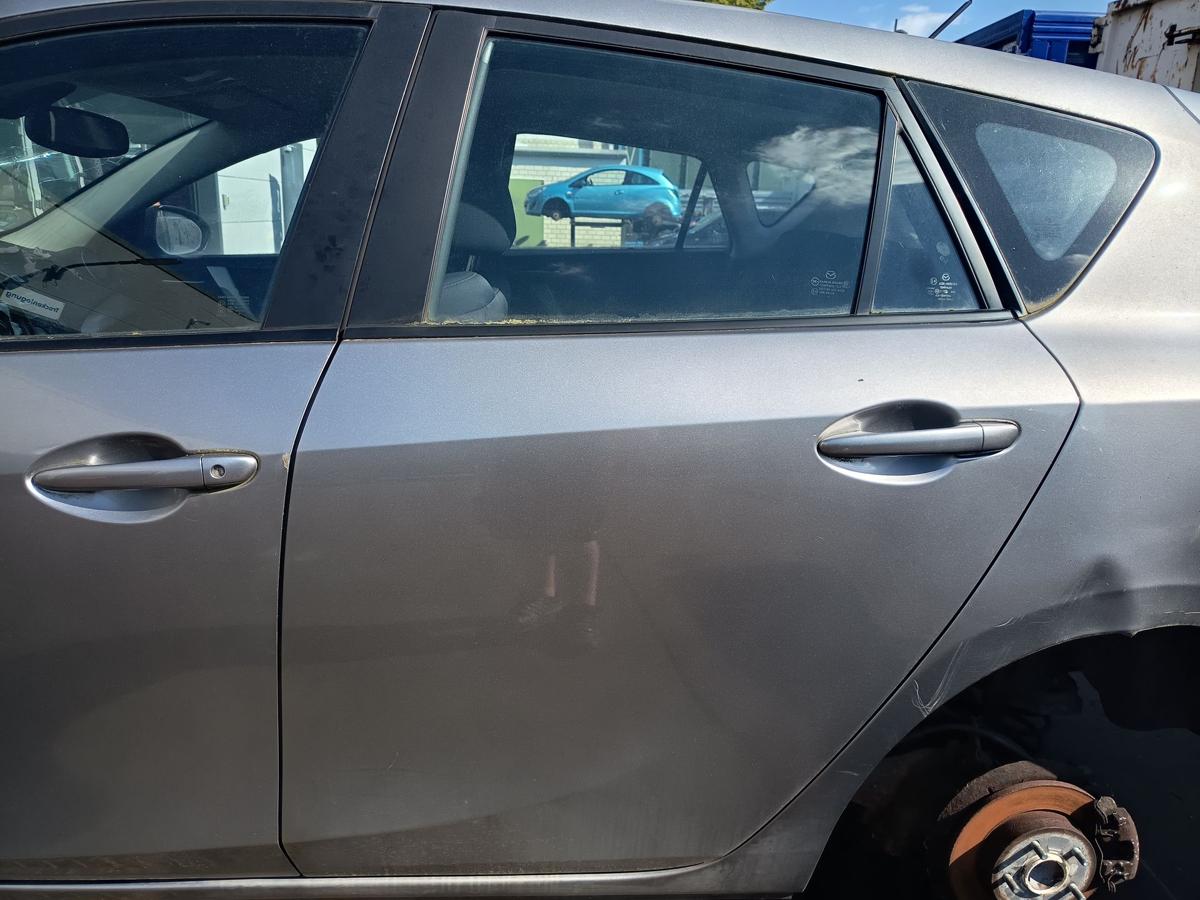 Mazda 3 BL original T&uuml;r hinten links 22V Satinsilber Baujahr 2010