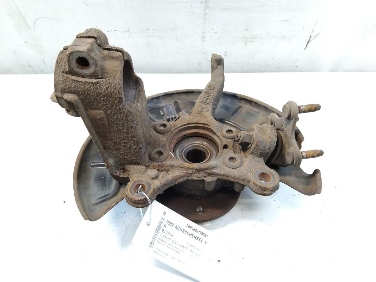 Audi A3 8P Achsschenkel Radlagergeh&auml;use Vorderachse rechts 1.4TFSI Bj.2010