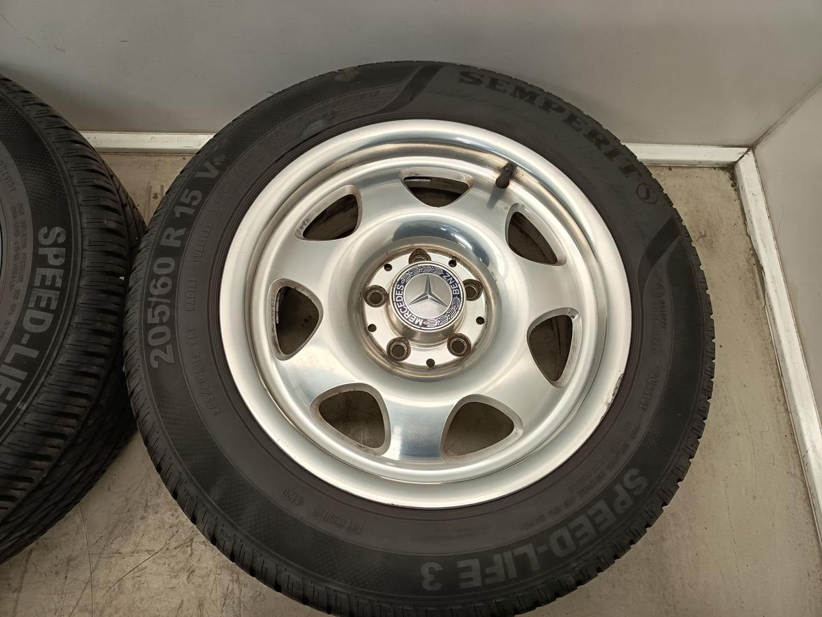 Mercedes SLK R170 Bj 2000 orig Satz Alufelgen 7Jx15 ET37 Semperit 205/60R15 91