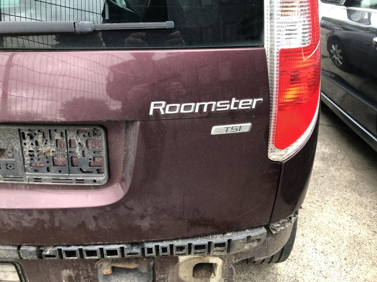 Skoda Roomster 5J Heckklappe mit Heckscheibe im Rohbau ROST LF3X Rosso Brunello