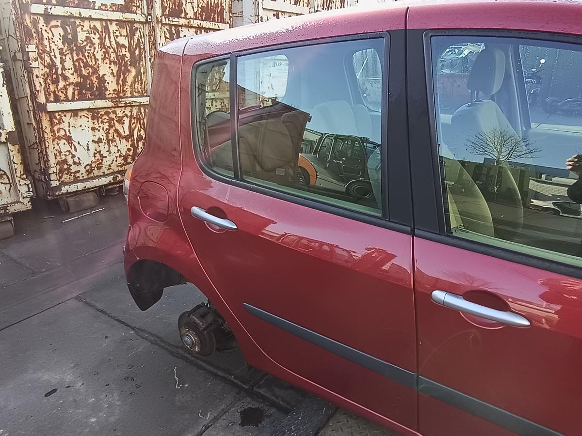 Renault Modus original T&uuml;r Roht&uuml;r hinten rechts TEB76 RED OF FIRE Bj 2005