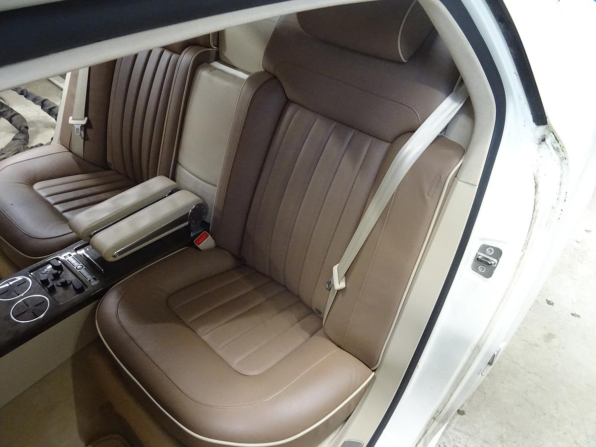 VW Phaeton GP3 original Sitz hinten links 4-Sitzer vollelektrisch cornsilknougat