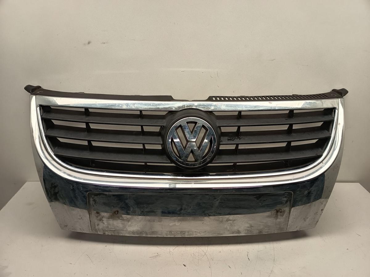 VW Touran 1T3 GP original K&uuml;hlergrill Frontmittelteil Chrom Bj 2010