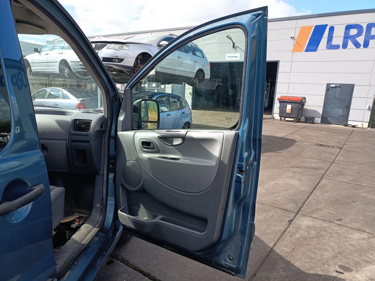 Citroen Jumpy II VF7 vor Facelift Bj 2012 orig Tür vorn rechts KGQ -BLAU KYANOS