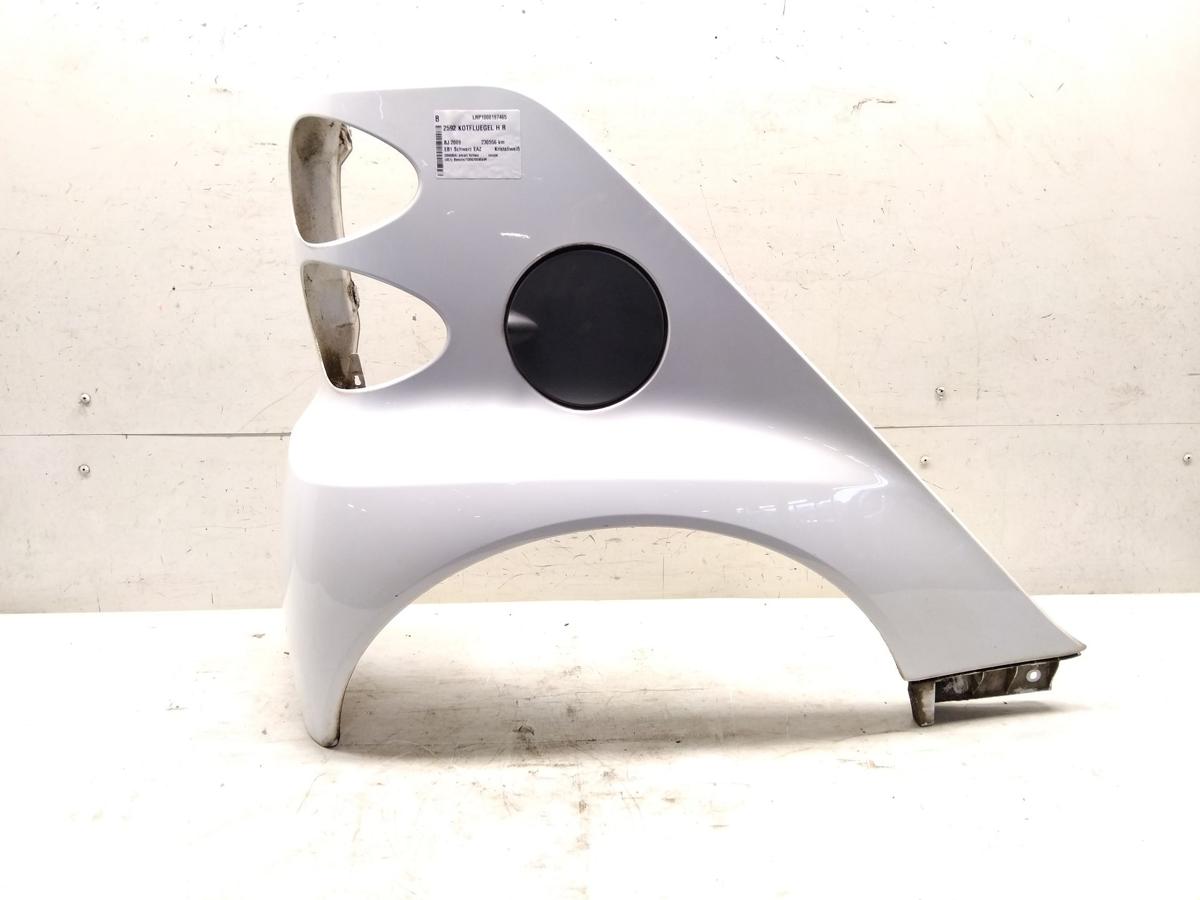 Smart Fortwo 451 original Sto&szlig;f&auml;ngerecke Kotfl&uuml;gel hinten rechts weiss BJ2009