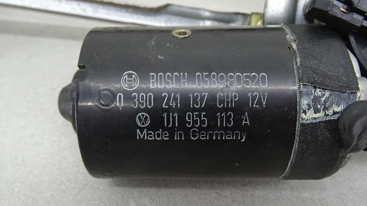 Audi A3 8L Wischergestänge mit Motor 1J1955113A 0390241137 Bj1998