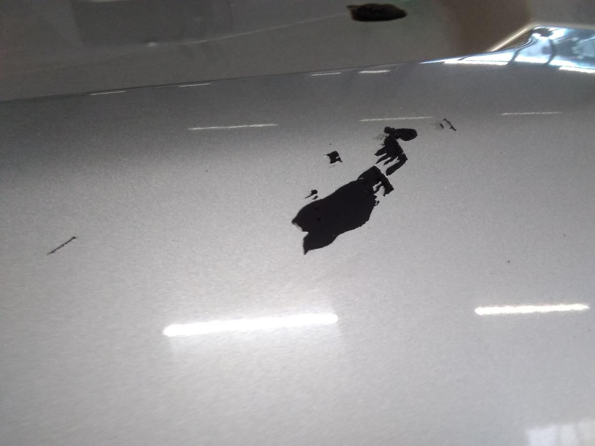 Toyota Rav4 3 original Heckklappe Hecktür mit Scheibe BJ2010 1F7 classic silbermetallic