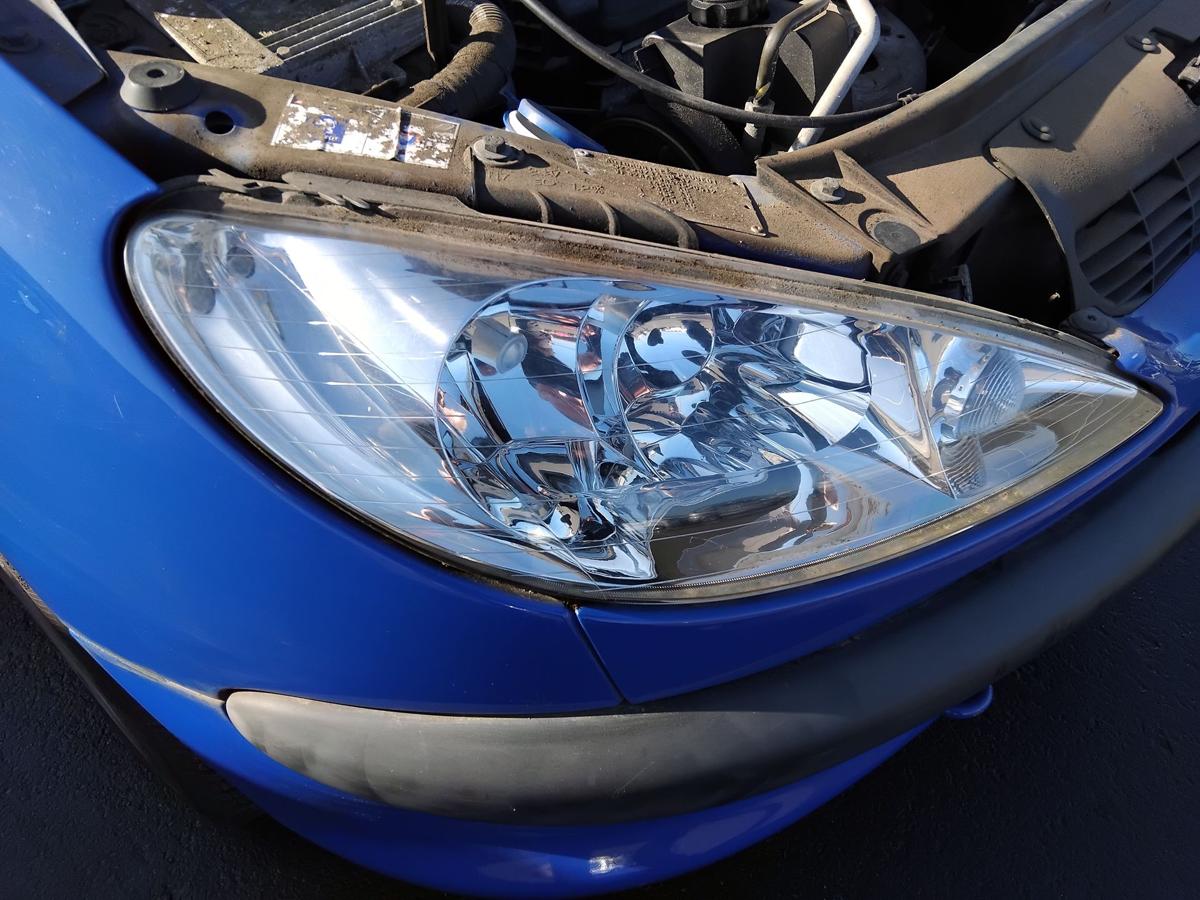 Peugeot 206 original Scheinwerfer vorn rechts Facelift Halogen mit LWR BJ2005