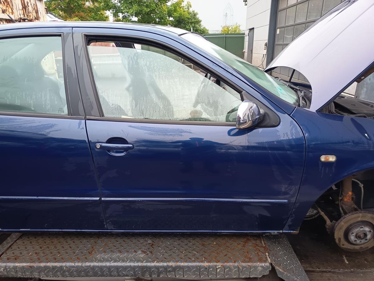 Seat Toledo 1M original Tür vorn rechts Beifahrer B5N Indigoblau Bj 2000