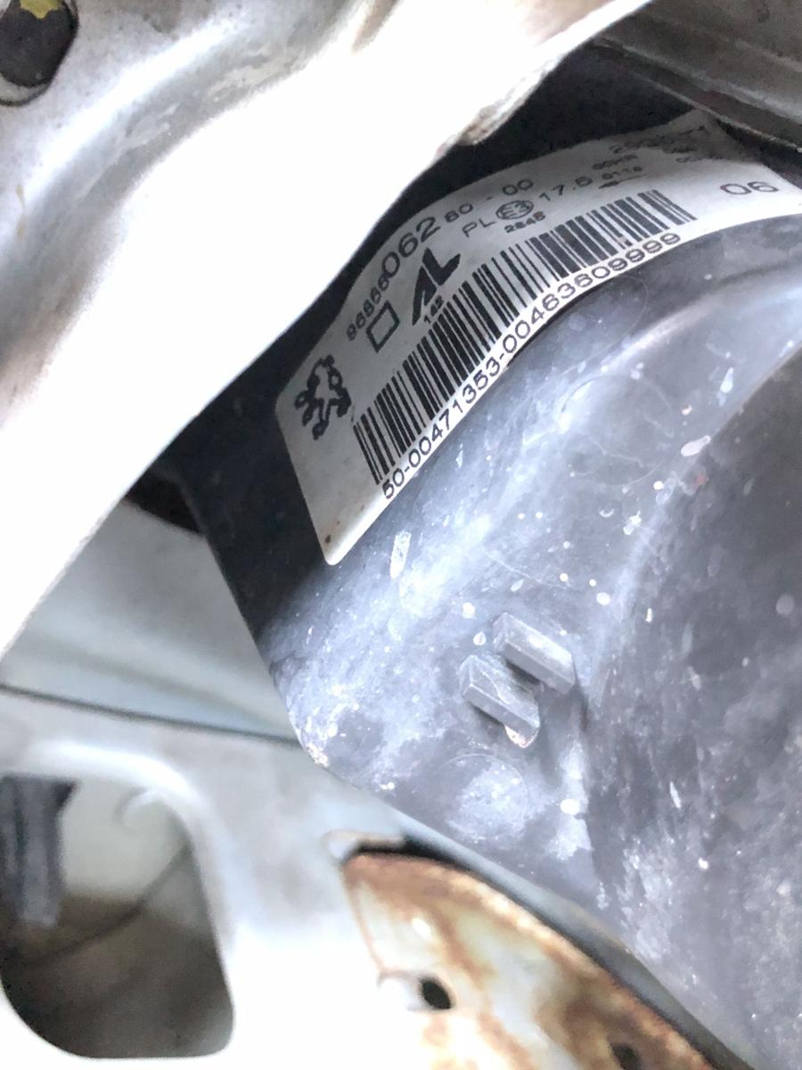 Peugeot 206+ Scheinwerfer rechts Hauptscheinwerfer Halogen OEM Lampe