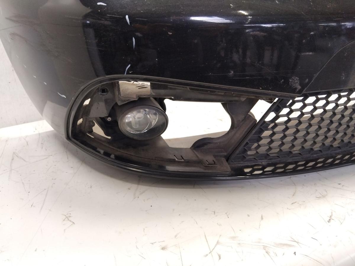 Seat Ibiza 6L Facelift original Sto&szlig;f&auml;nger Sto&szlig;stange vorn schwarzmet Bj.2007