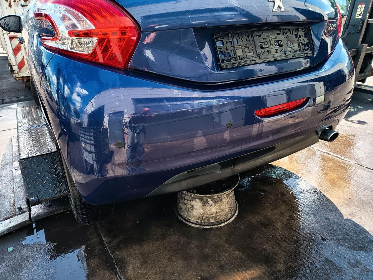 Peugeot 208 I orig Stoßstange hinten Stoßfänger PDC 3türer KUC Blau Bj 2012-2015