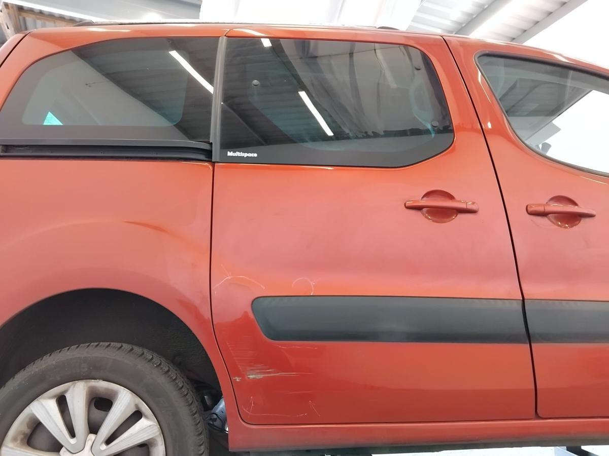 Citroen Berlingo 2 Schiebet&uuml;r rechts EKQ luziferrot besch&auml;digt BJ2010