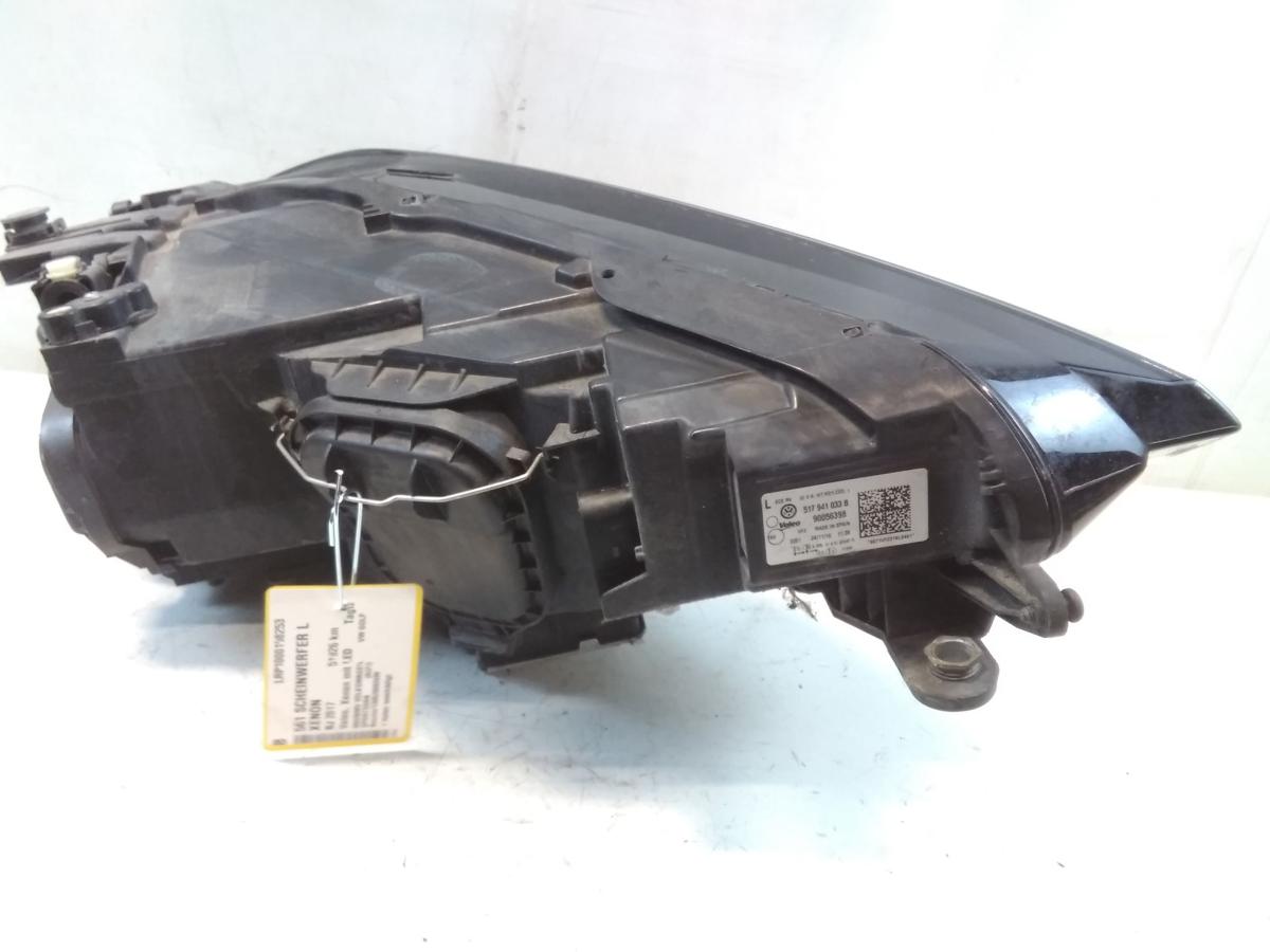 VW Golf Sportsvan original Xenon Scheinwerfer links besch&auml;digt Bj.2017
