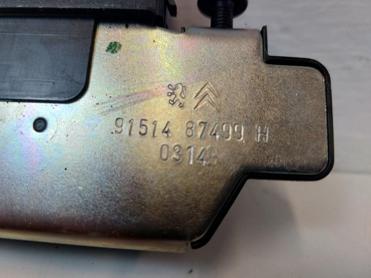 Peugeot 2008 I CU Schloss Heckklappe Heckklappenschloss mit ZV OEM