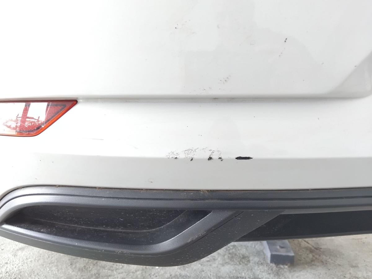 VW Golf 7 Facelift orig Sto&szlig;f&auml;nger Sto&szlig;stange hinten Flie&szlig;heck BJ2019 LC9A pure white