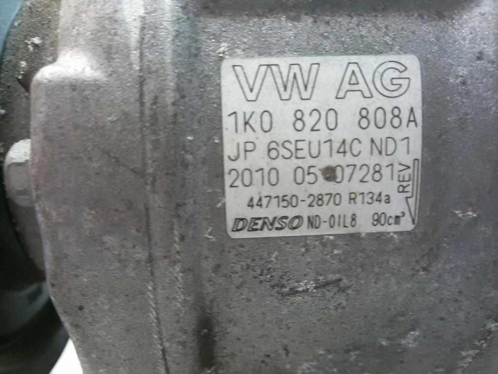 VW Passat 3C B7 1K0820808A Klimakompressor 1,8 118kw CDAA abBj.2010