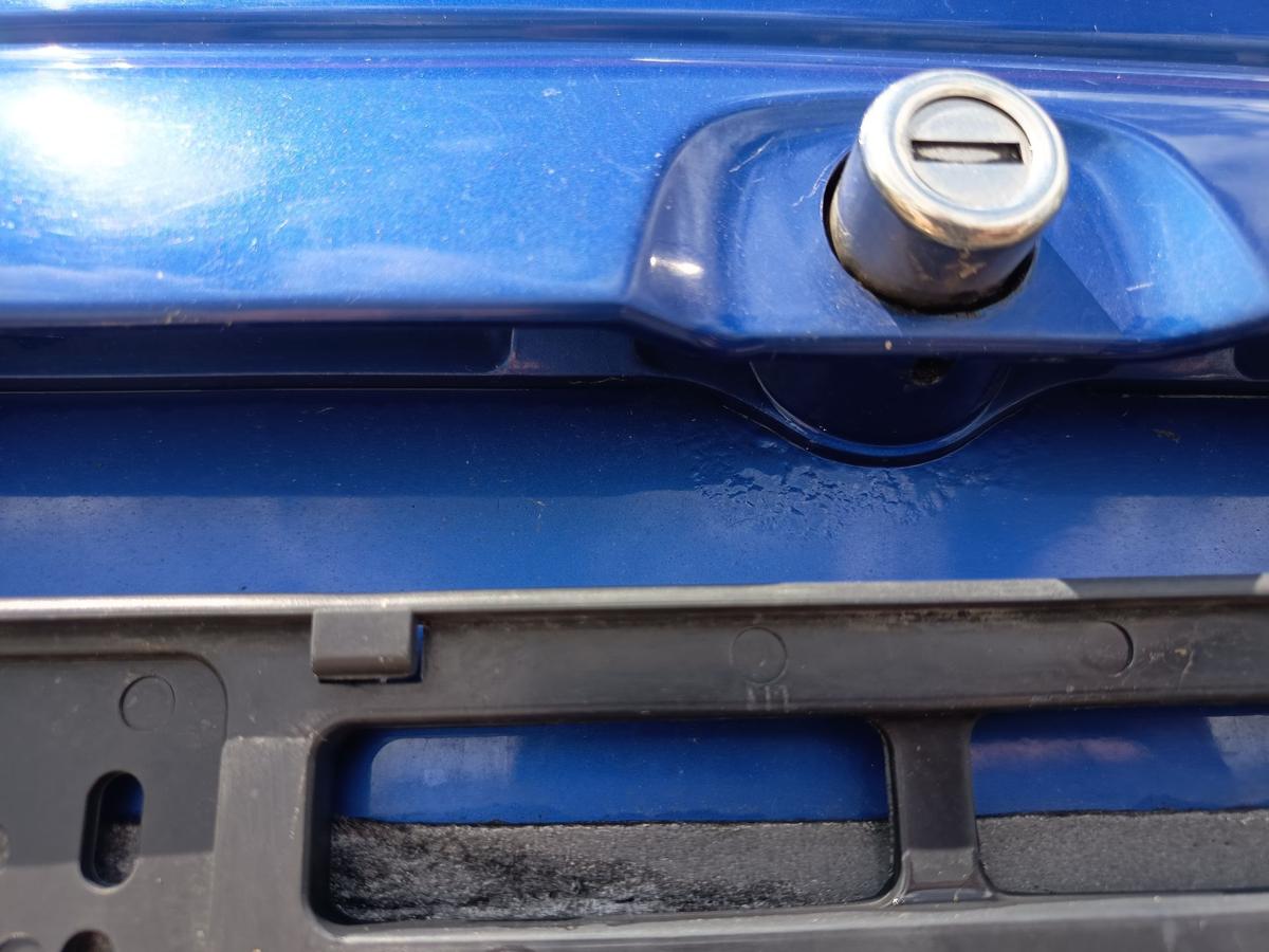 Opel Astra G Coupe original Heckklappe mit Spoiler 2KU Europablau Bj2002