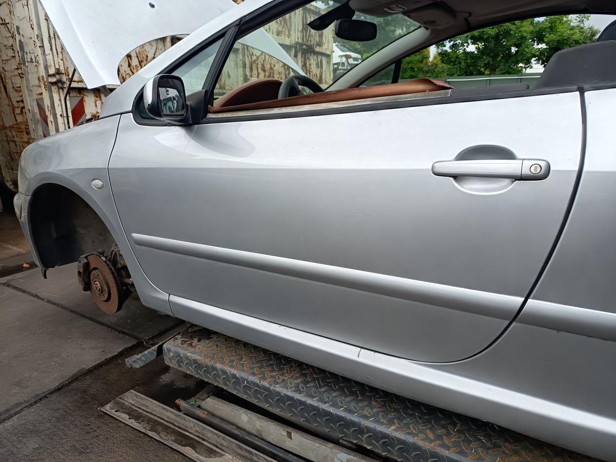 Peugeot 307CC Cabrio orig Tür links Fahrertür EZR Silbergrau Bj 2003