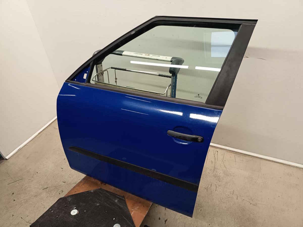 Skoda Fabia 5J original T&uuml;r vorne links LF5K Dynamikblau Baujahr 2009