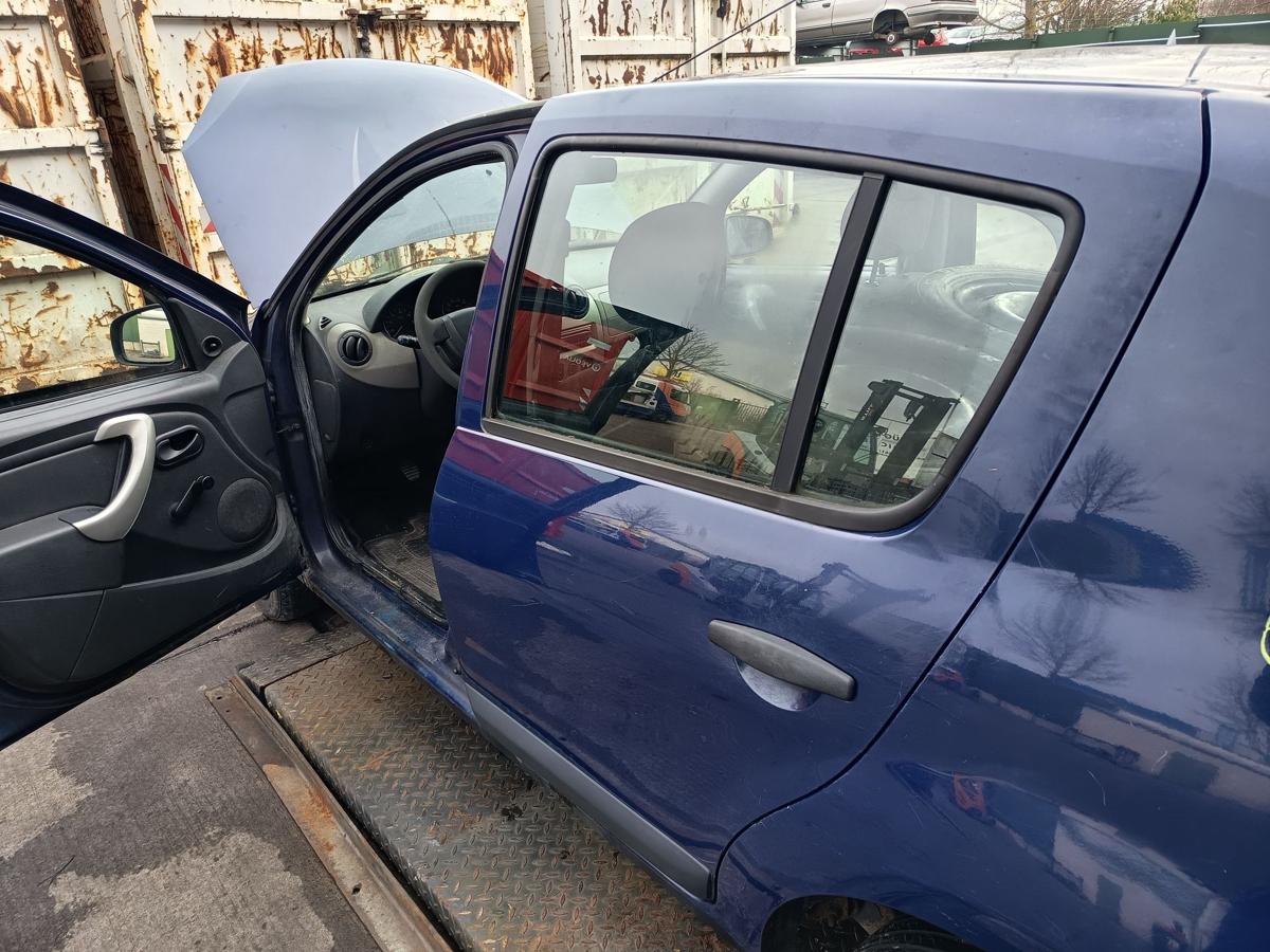Dacia Sandero 1 original T&uuml;r hinten links Fond 61H Blue marine Bj 2009